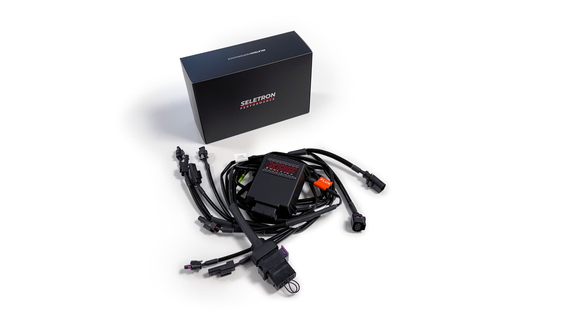 Seletron Elektronikmodul zur Kat-Fehlerunterdrückung und OPF-Emulator — Ferrari Purosangue exhaust system