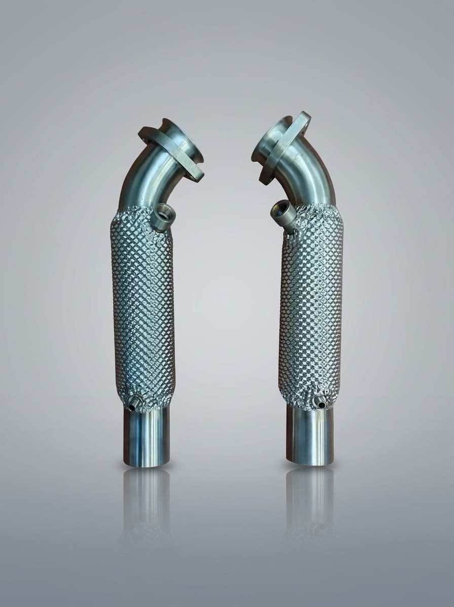Ferrari F355 2.7 Decat Downpipe — Ferrari F355 Motronic 2.7 exhaust system