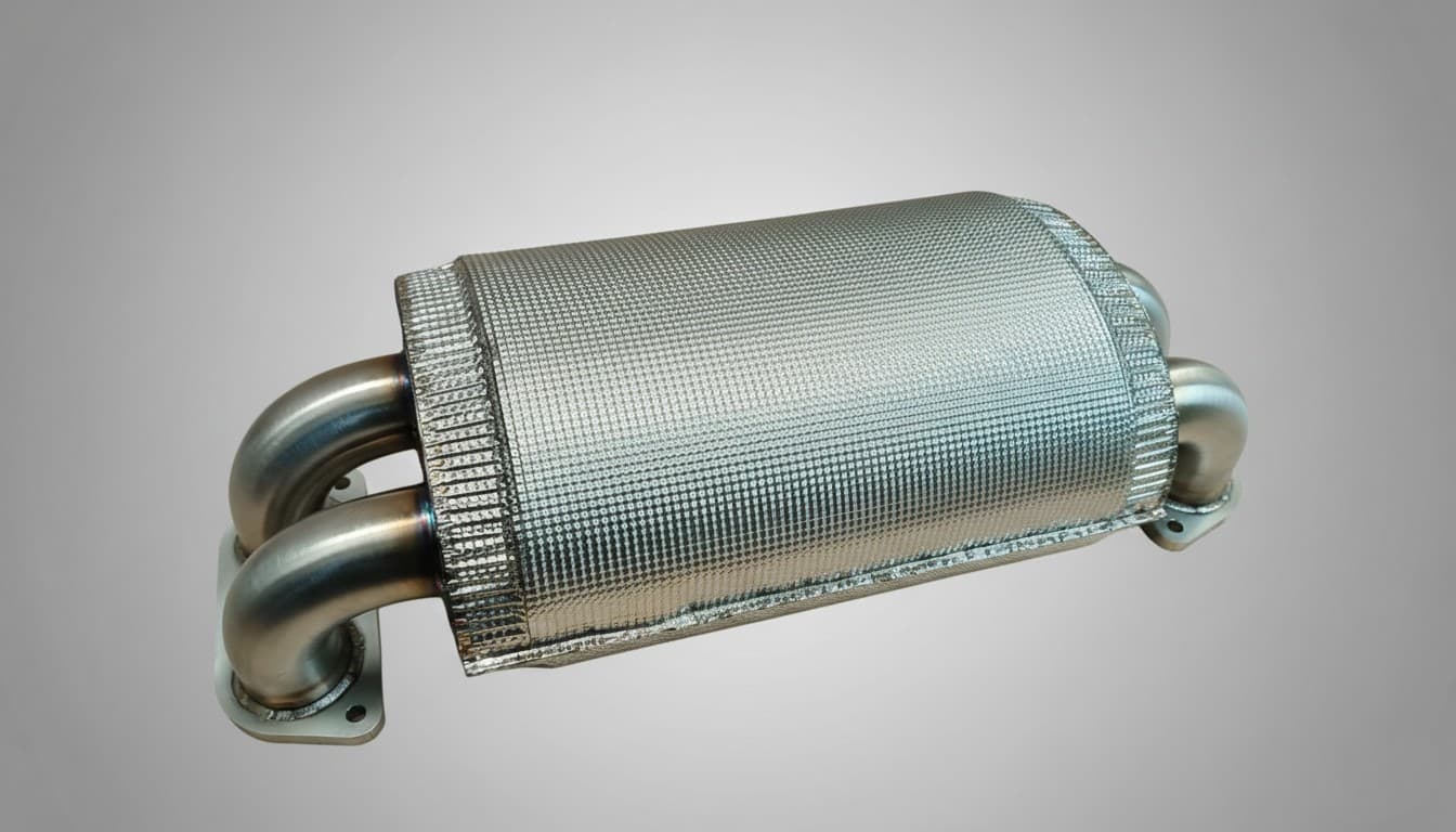 Ferrari F430 Scuderia Muffler — Ferrari F430 Scuderia exhaust system